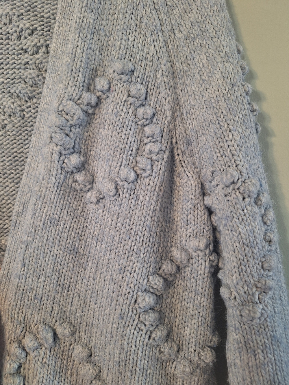 GAP Bobble Stitch Cardigan Wool Blend - M - Picture 6 of 10